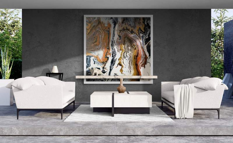 Modern Leinwandbild Abstrakt XXL-Hangemalt-Unikat Modern Leinwandbild Abstrakt XXL-Hangemalt-Unikat