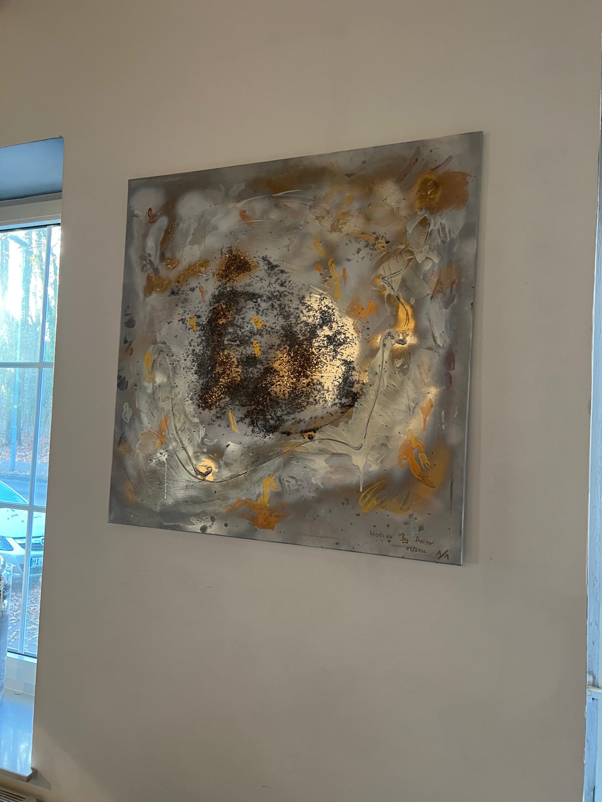 strukturiert malerei