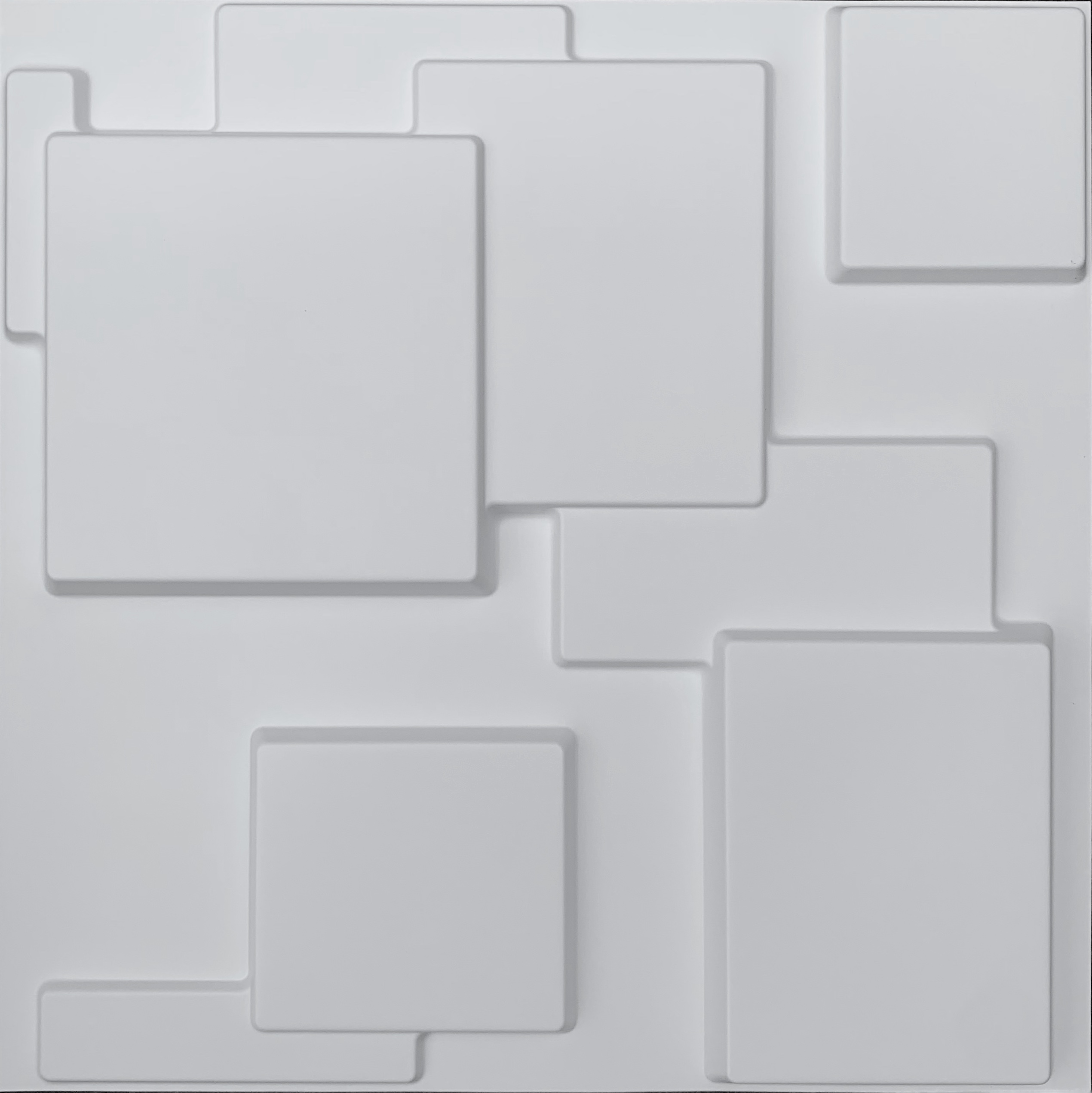 Quadratische Wandpaneele 3D PVC Wandpaneele (4*50cm x50cm)