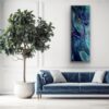 blue lagon wandbilder wohnzimmer