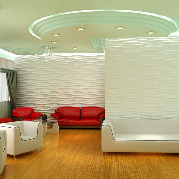 weiss 3d pvc wandpaneele