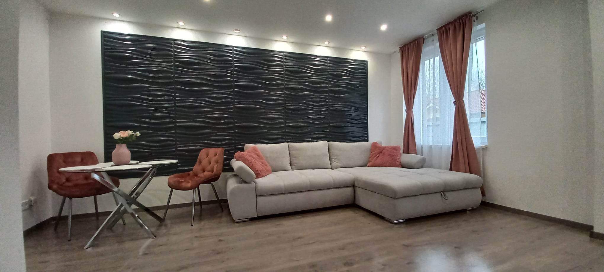 welle 3d paneel wohnzimmer 3