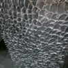 3d wanddeko modern silber wandbilder fishscale