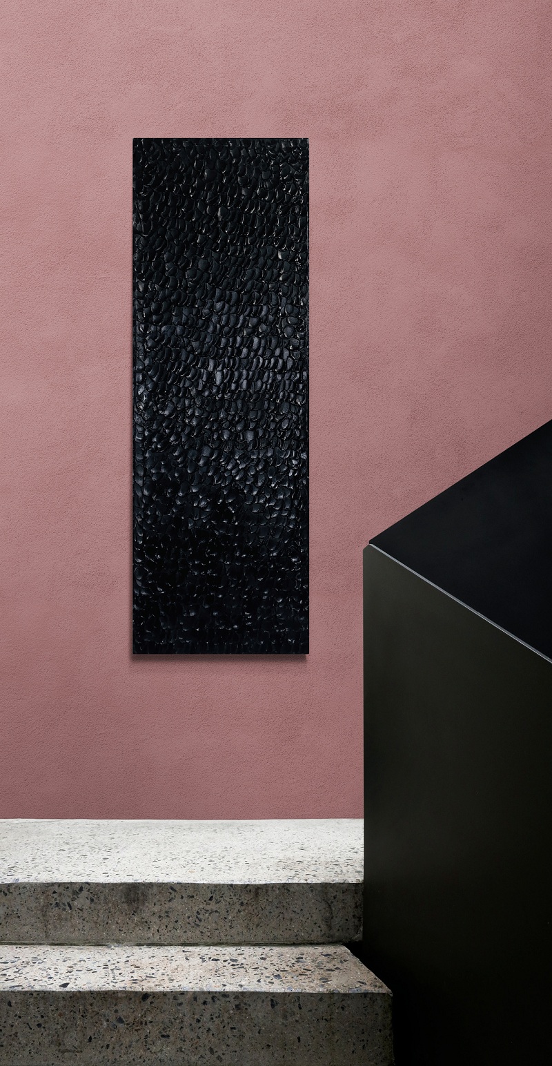 Modern Texturiert 3D Schwarz wanddekoration auf leinwand 120x40cm Flur Modern Texturiert 3D Schwarz wanddekoration auf leinwand 120x40cm Flur