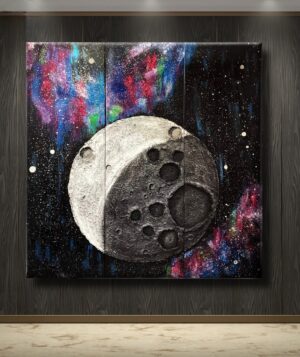 3d mond wanddeko