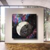 mond wanddekoration 3d gipsbilder