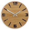 arabic modern wanduhr holz natur