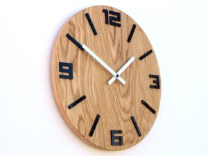 arabic modern wanduhr holz natur