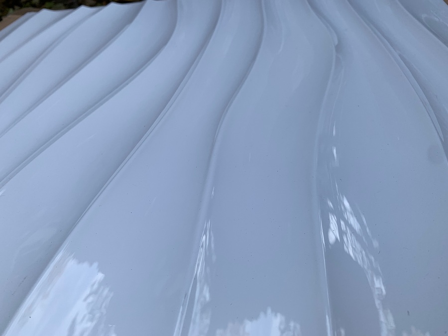 3D Wandpaneele Hochglanz Wellen 50×50 3D Wandpaneele Hochglanz Weiss Wellen 50×50