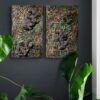 Design Wild Jungle Moos Wandbild Gips