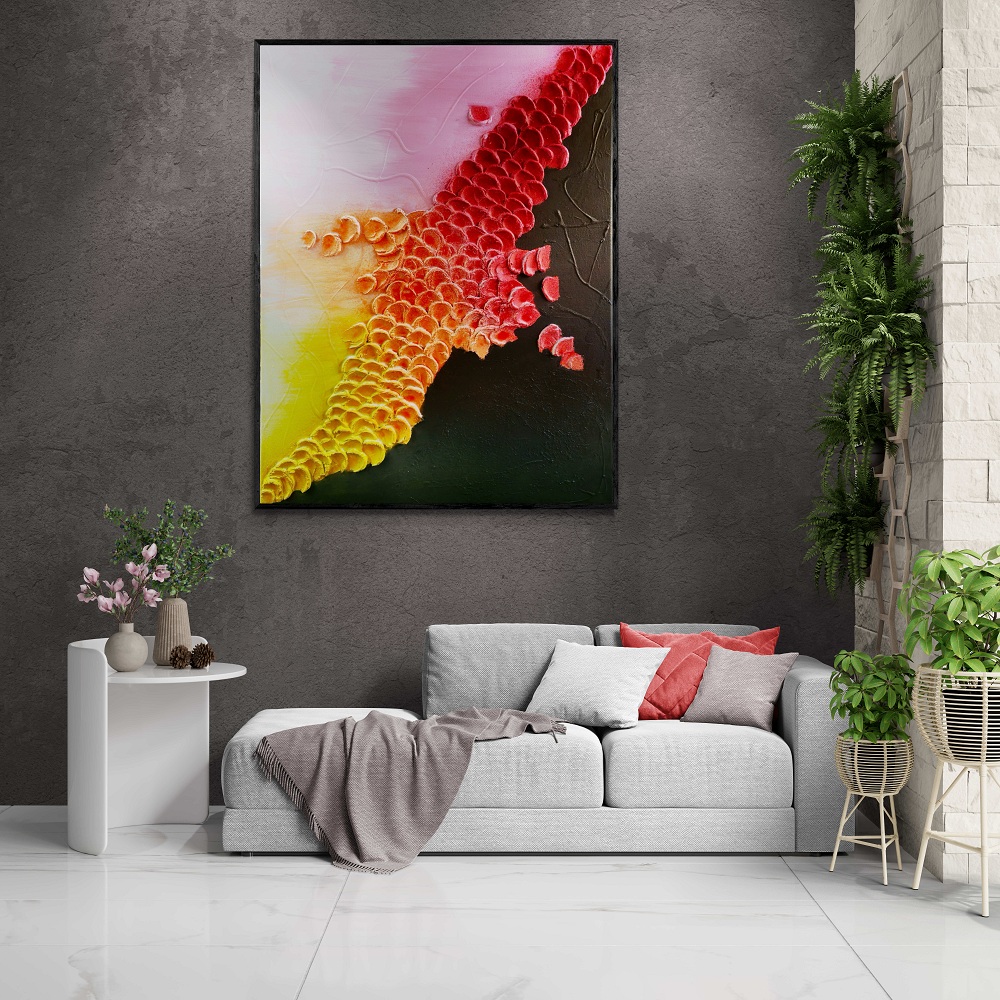 Abstrakt Bunte Bilder Wohnzimmer 80x60cm Sonnenuntergang Abstrakt Bunte Bilder Wohnzimmer 80x60cm Sonnenuntergang