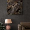 Wohnzimmer Modern Gipsbilder Stein Abstrakt Natur 60x70cm