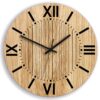 Wanduhr Römische Ziffern aus Holz 33,5 cm 33,5 cm main