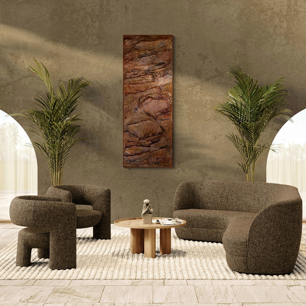 3D Wandbild Braun Original Monte di Ferro 3D Wandbild Braun Original Monte di Ferro