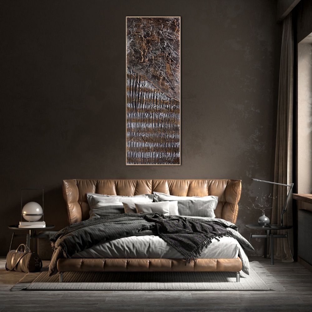 NEU Strisce e Sogni Art Deco Wandbild schlafzimmer