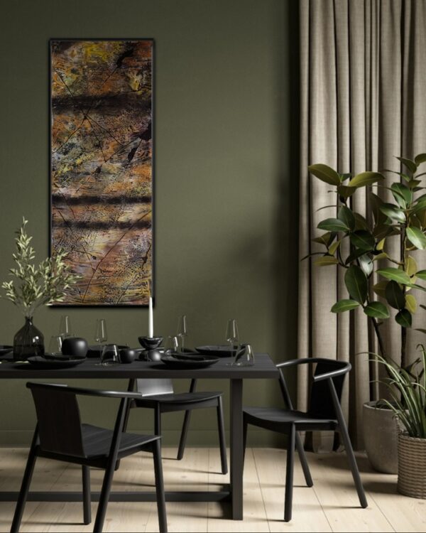 Onyx-Muster Wandbild Wanddeko Marmor 120x40cm