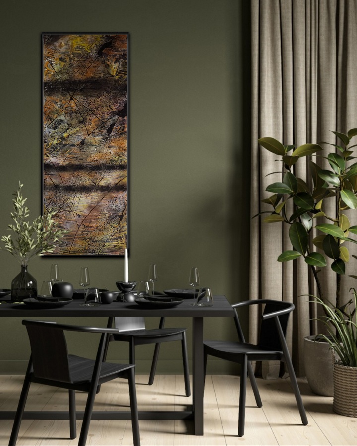 Onyx-Muster Wandbild Wanddeko Marmor 120x40cm Onyx-Muster Wandbild Wanddeko Marmor 120x40cm