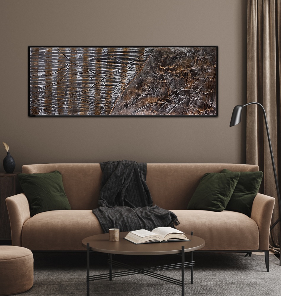 art deco wandbild leinwandbilder 10x40 cm