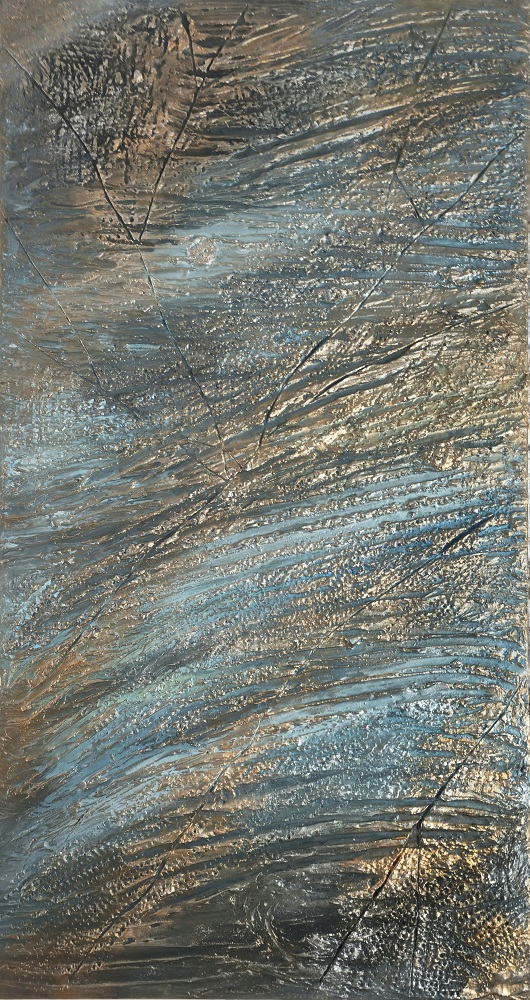 Bild blau abstrakt original Bild blau abstrakt original