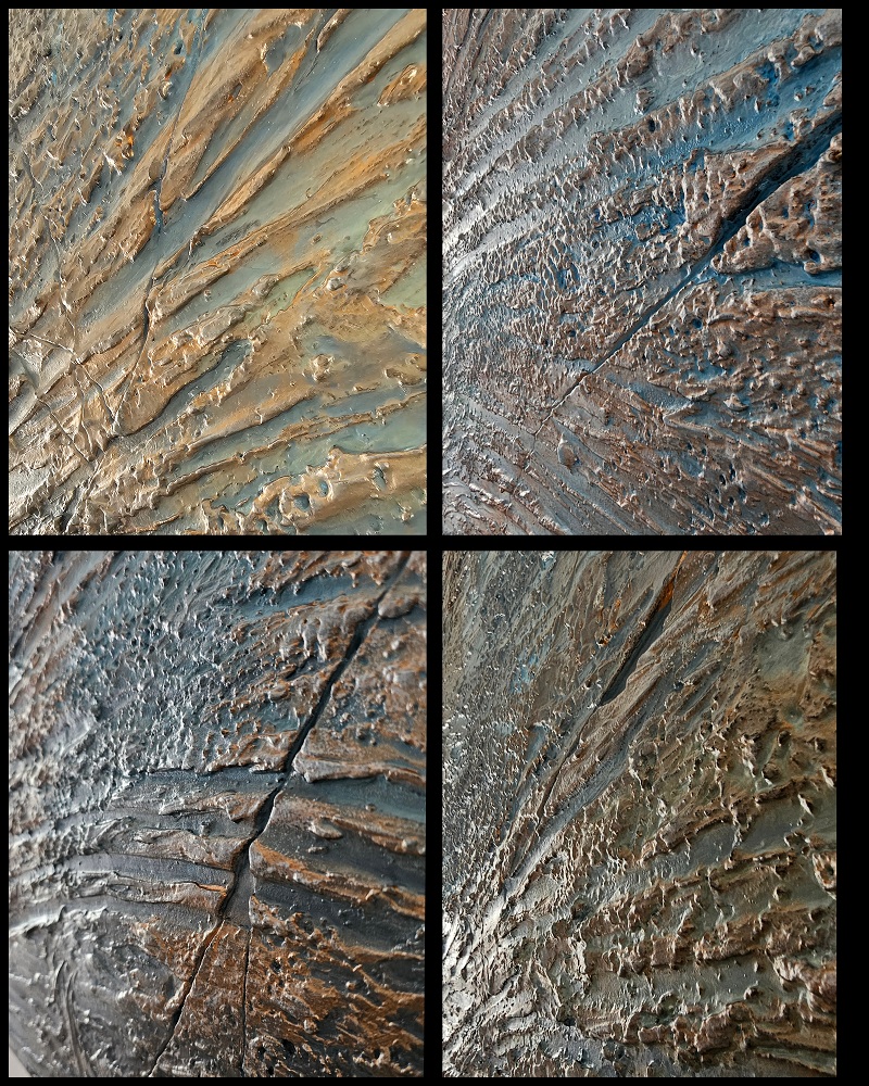 leinwandbild blau details