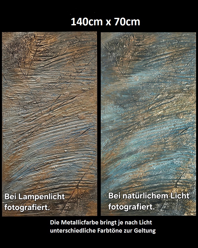 main foto texturiert leinwandbild blau wohnzimmer