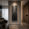 schwarz Weißer Quarzit Bild -Moderne Bild Schwarz Weiß wohnzimmer